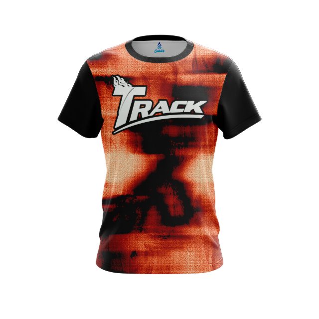 Track Canvas Orange CoolWick Bowling Jersey