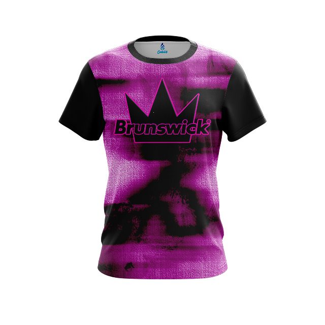 Brunswick Canvas Pink CoolWick Bowling Jersey