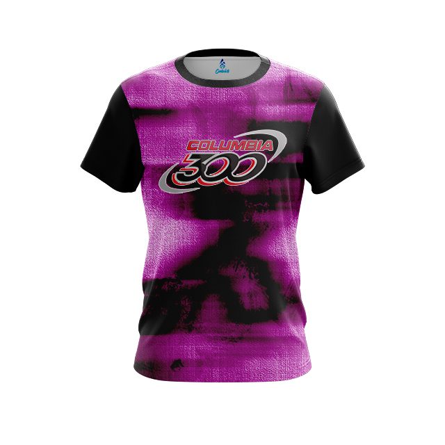 Columbia 300 Canvas Pink CoolWick Bowling Jersey