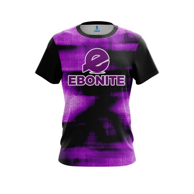 Ebonite Canvas Purple CoolWick Bowling Jersey