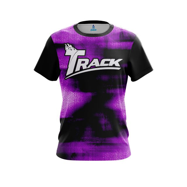 Track Canvas Purple CoolWick Bowling Jersey