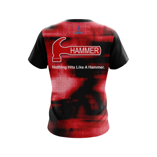 Hammer Canvas Red CoolWick Bowling Jersey - Image 2