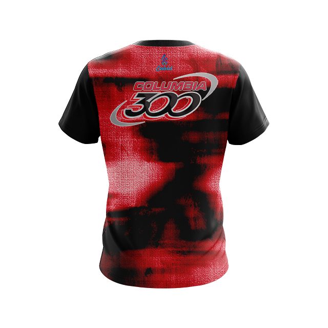Columbia 300 Canvas Red CoolWick Bowling Jersey - Image 2