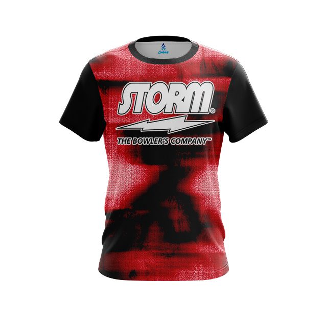 Storm Canvas Red CoolWick Bowling Jersey