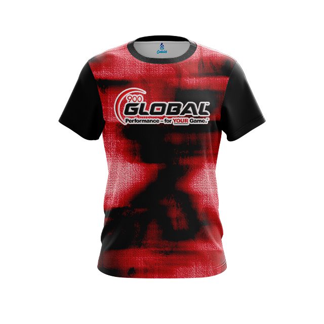 900 Global Canvas Red CoolWick Bowling Jersey