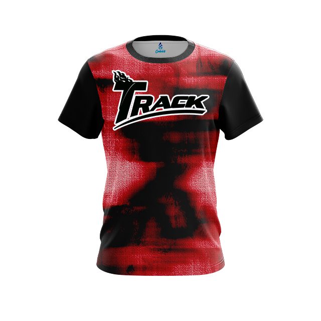 Track Canvas Red CoolWick Bowling Jersey