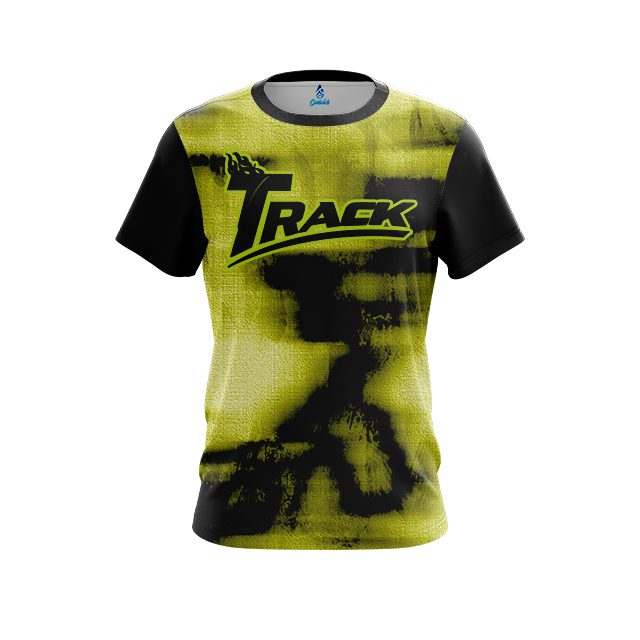 Track Canvas Yellow CoolWick Bowling Jersey