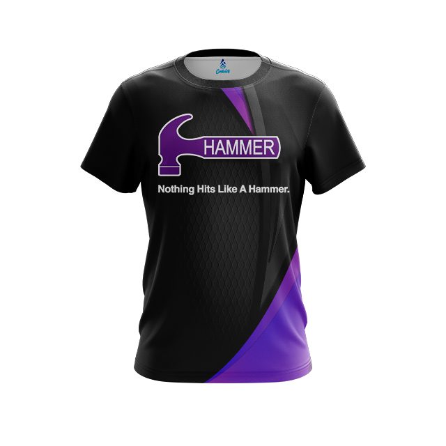 Hammer Carbon Purple Swirl CoolWick Bowling Jersey