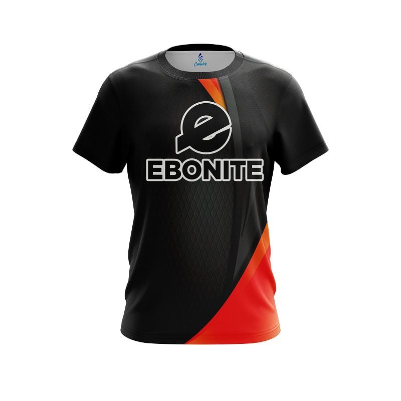 Ebonite Carbon Red Swirl CoolWick Bowling Jersey