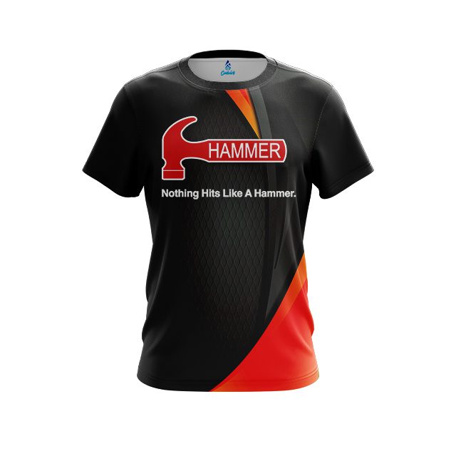 Hammer Carbon Red Swirl CoolWick Bowling Jersey