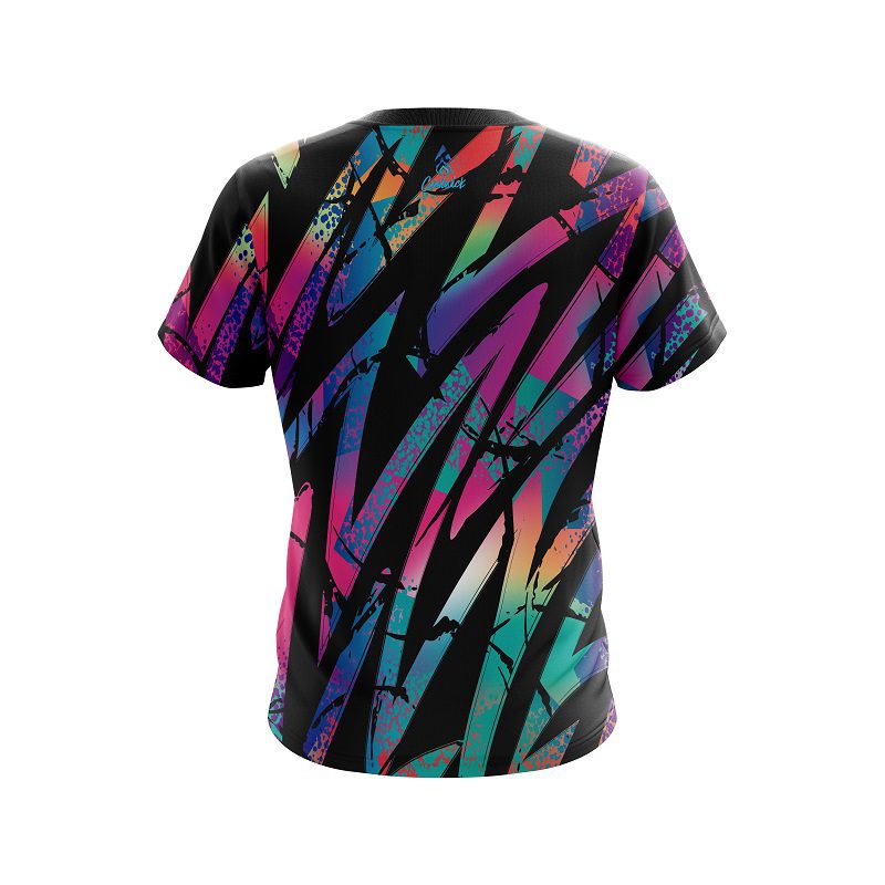 Plain Colorful Art CoolWick Bowling Jersey - Image 2