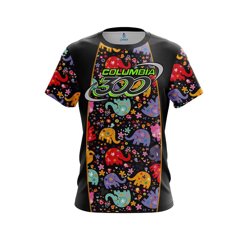 Columbia 300 Elephant Love CoolWick Bowling Jersey