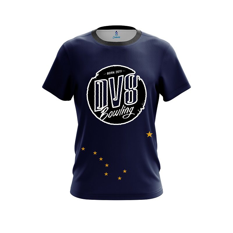 DV8 Alaska Flag CoolWick Bowling Jersey