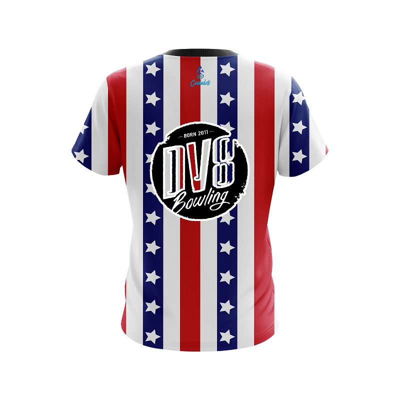 DV8 Patriot CoolWick Bowling Jersey - Image 2