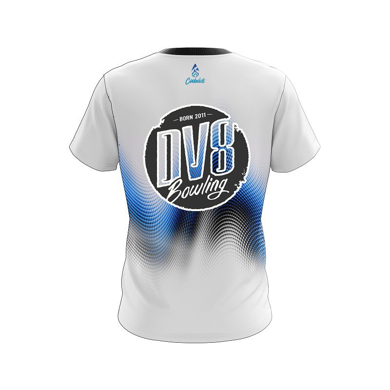 DV8 Blue Print CoolWick Bowling Jersey - Image 2