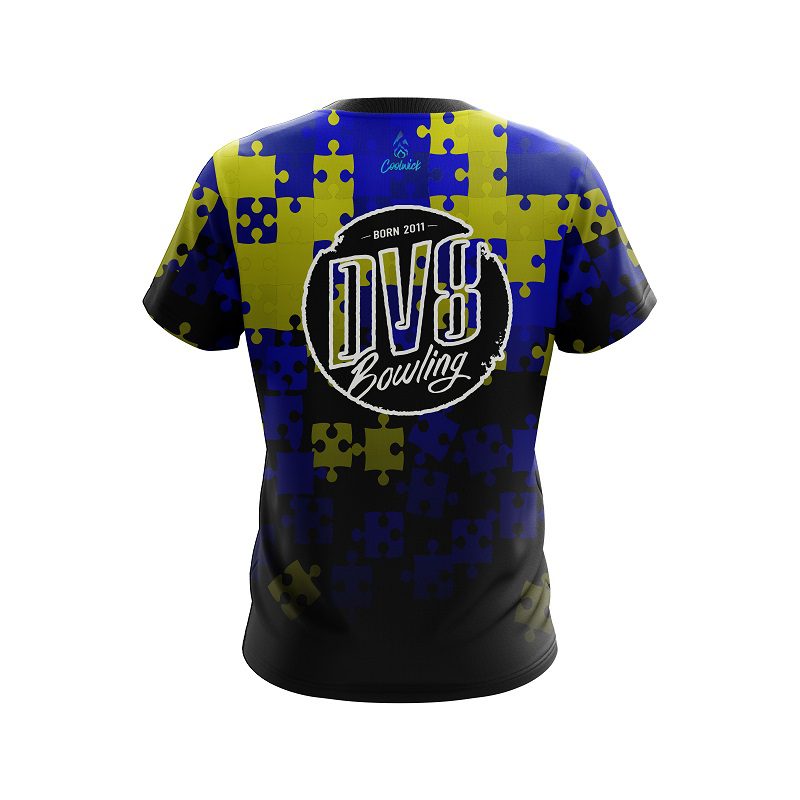 DV8 Down Syndrome Awareness CoolWick Bowling Jersey - Image 2