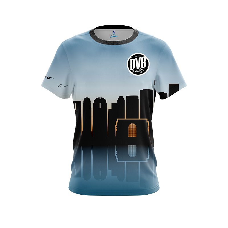 DV8 Houston Skyline CoolWick Bowling Jersey