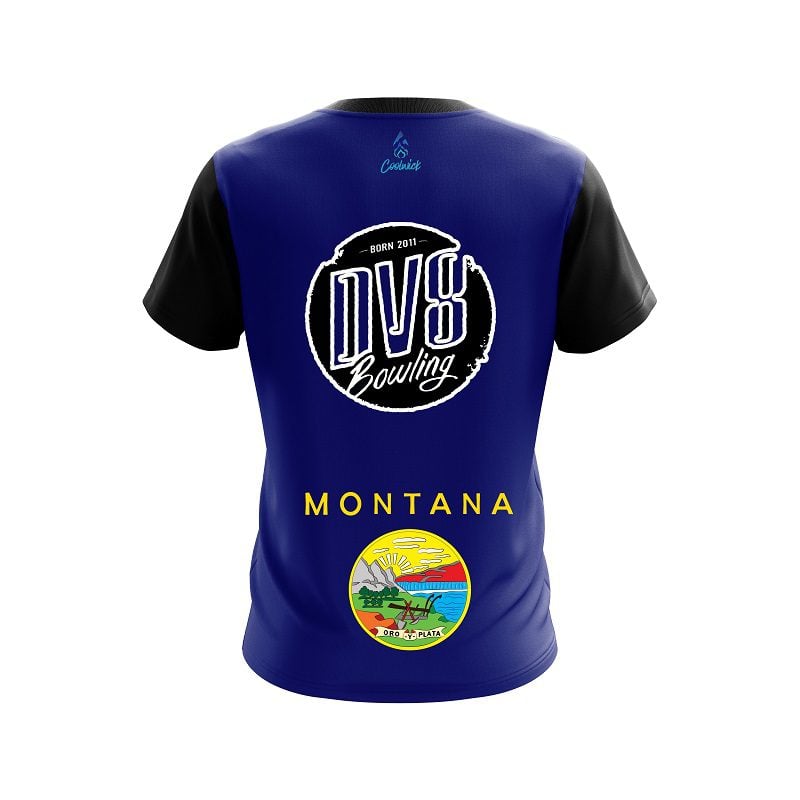 DV8 Montana Flag CoolWick Bowling Jersey - Image 2