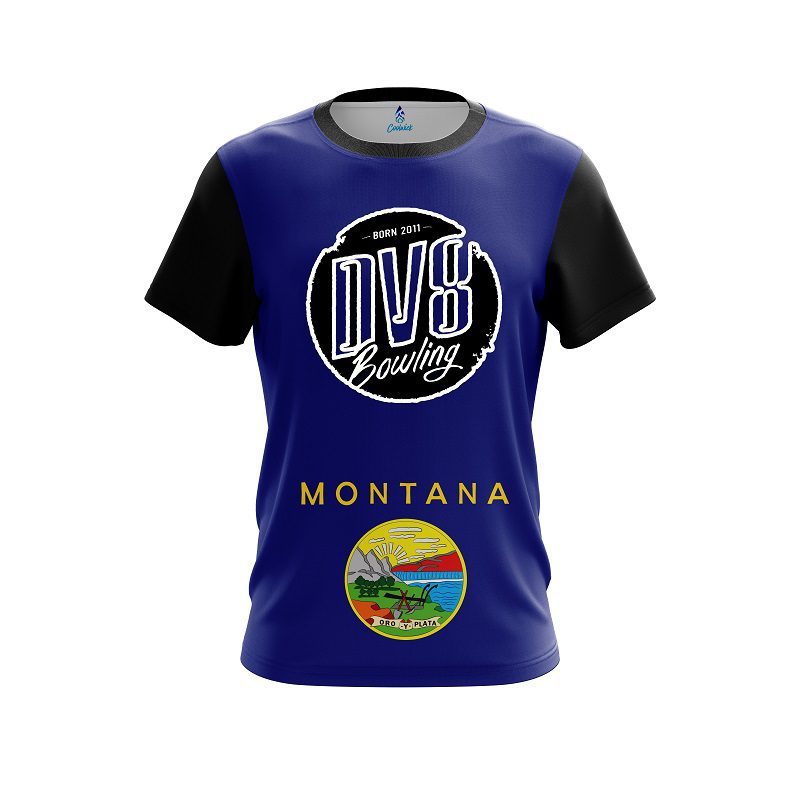 DV8 Montana Flag CoolWick Bowling Jersey