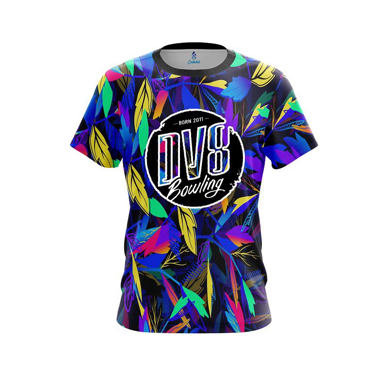 DV8 Neon Leafs CoolWick Bowling Jersey
