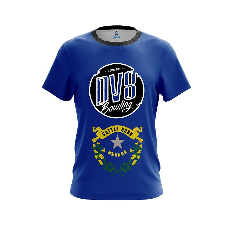 DV8 Nevada Flag CoolWick Bowling Jersey