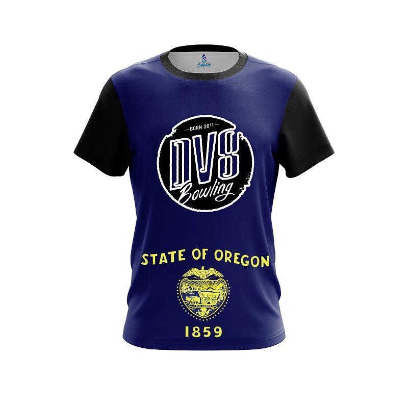 DV8 Oregon Flag CoolWick Bowling Jersey