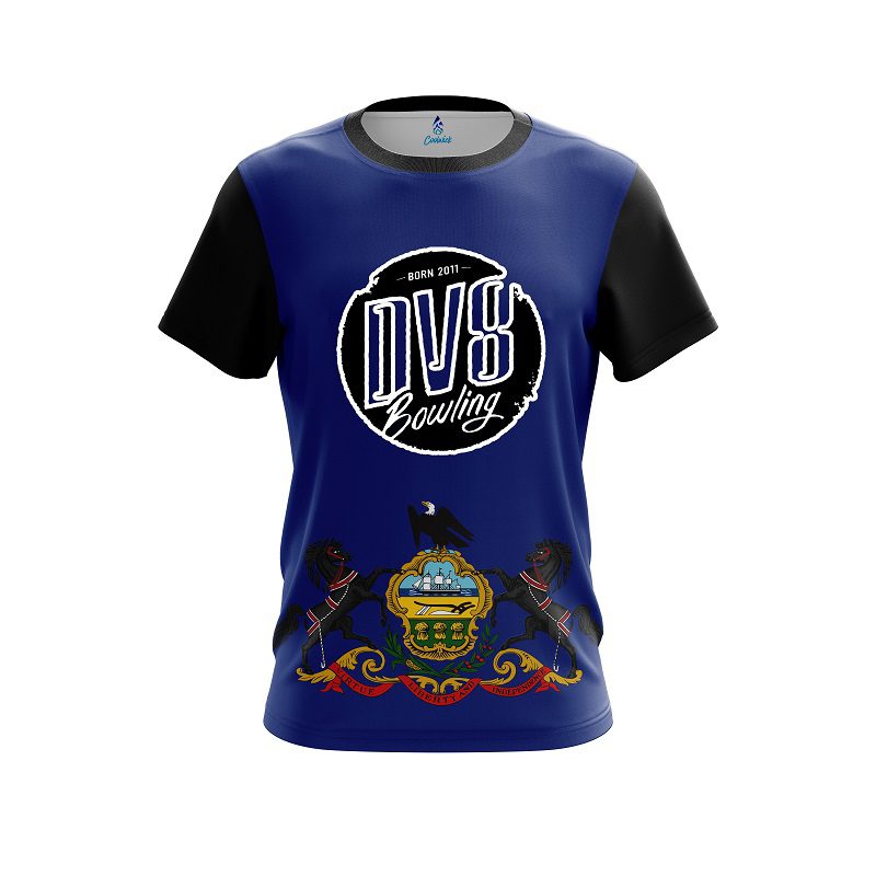 DV8 Pennsylvania Flag CoolWick Bowling Jersey