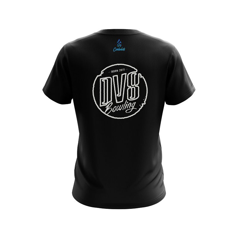 DV8 Forest Plain Black Bowling Jersey - Image 2