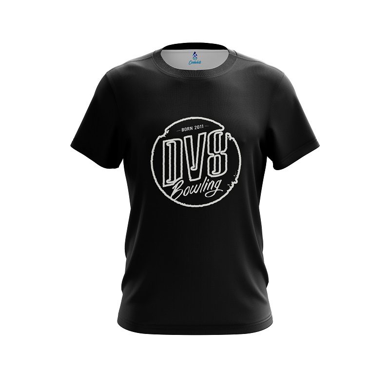 DV8 Forest Plain Black Bowling Jersey