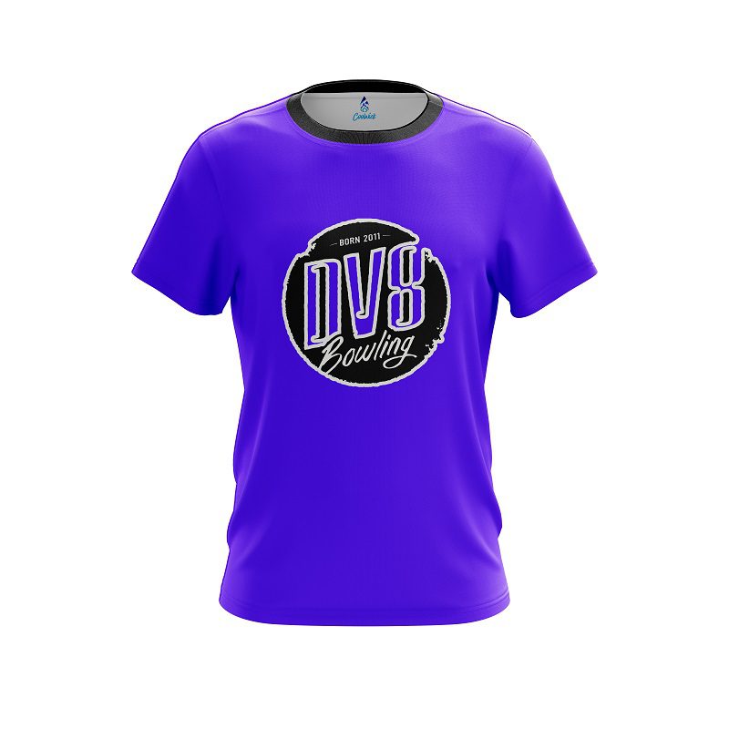 DV8 Forest Plain Purple Bowling Jersey