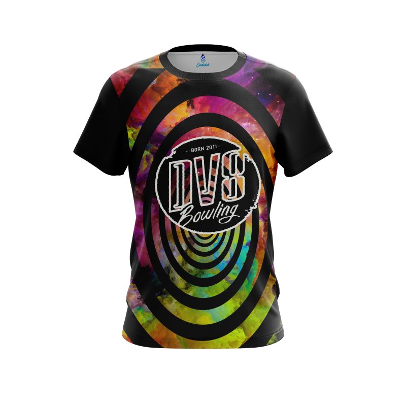 DV8 Rainbow Swirl CoolWick Bowling Jersey