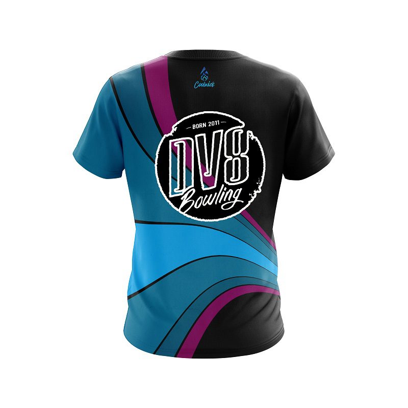 DV8 Retro Swirl CoolWick Bowling Jersey - Image 2