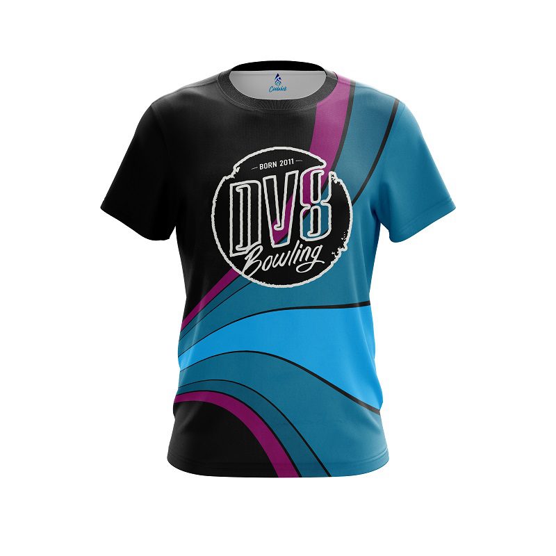DV8 Retro Swirl CoolWick Bowling Jersey