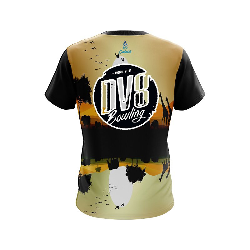 DV8 Wondering Sahara CoolWick Bowling Jersey - Image 2