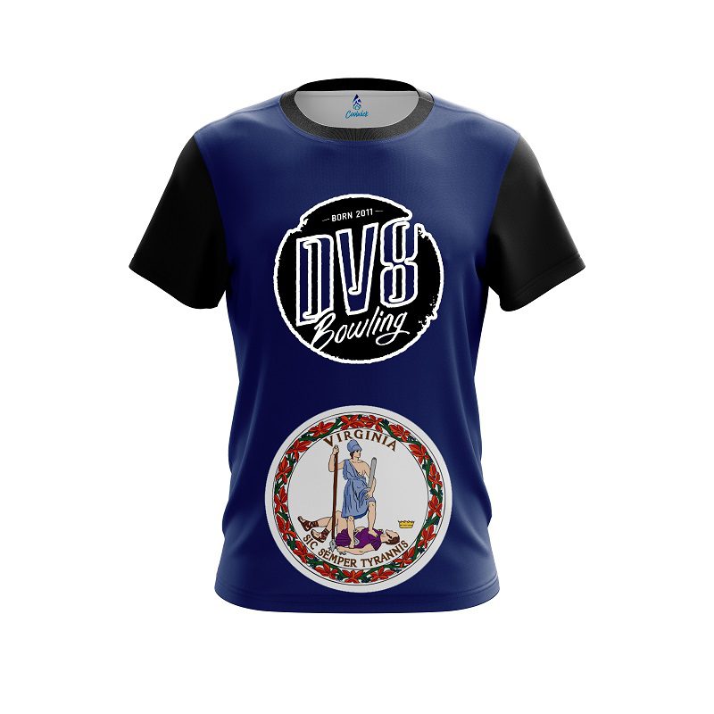 DV8 Virginia Flag CoolWick Bowling Jersey
