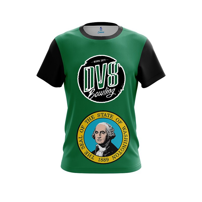 DV8 Washington Flag CoolWick Bowling Jersey