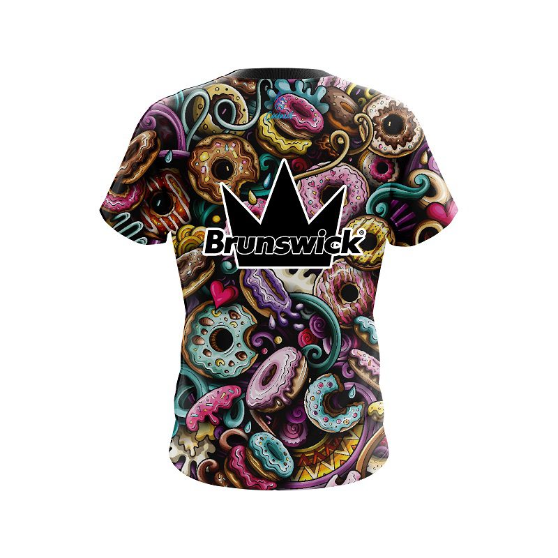 Brunswick Doughnut Explosion CoolWick Bowling Jersey - Image 2