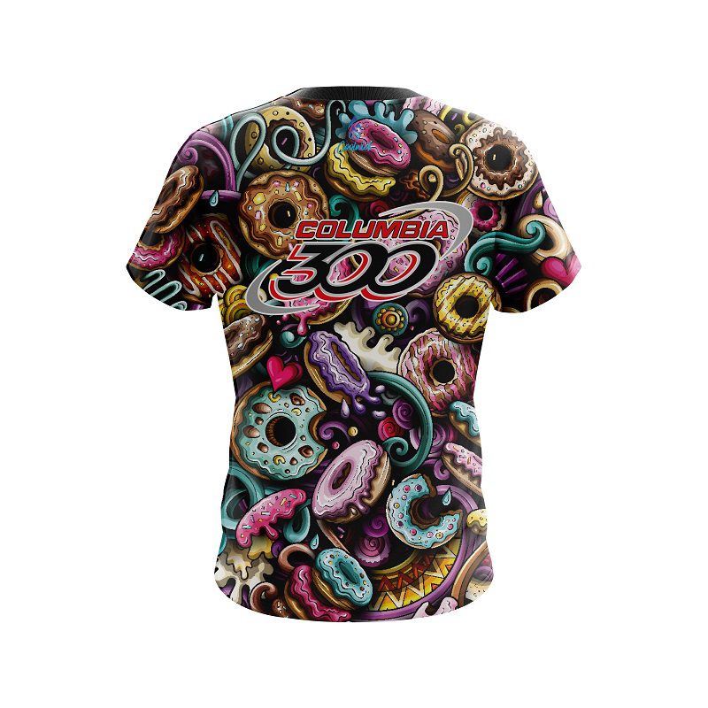 Columbia 300 Doughnut Explosion CoolWick Bowling Jersey - Image 2