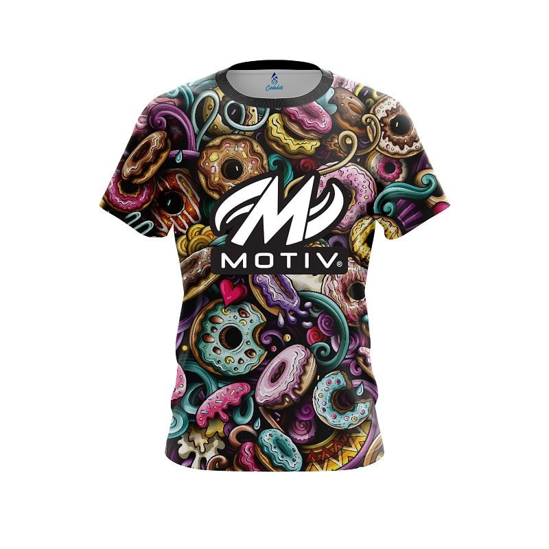 Motiv Doughnut Explosion CoolWick Bowling Jersey