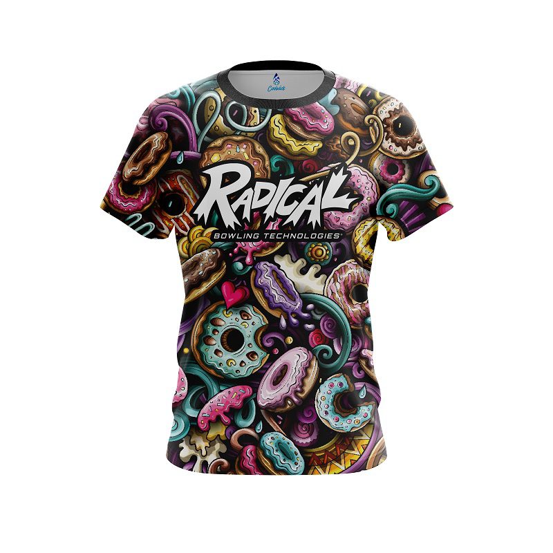 Radical Doughnut Explosion CoolWick Bowling Jersey