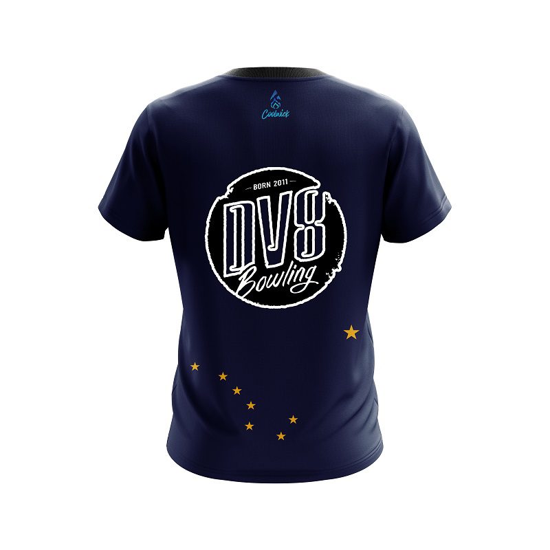 DV8 Alaska Flag CoolWick Bowling Jersey - Image 2