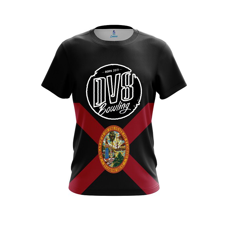 DV8 Florida Flag CoolWick Bowling Jersey