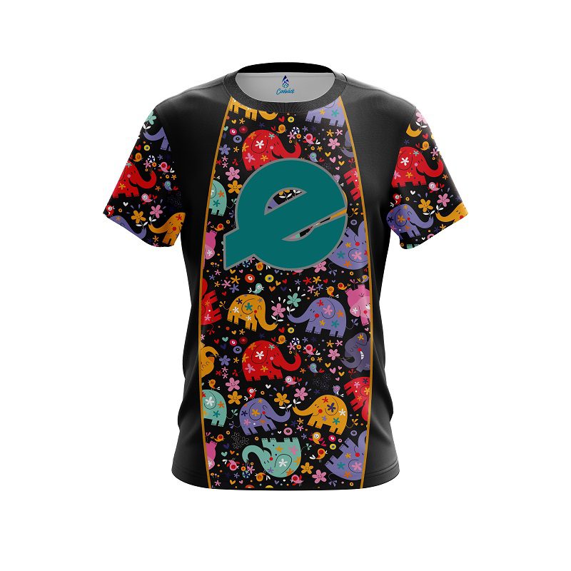 Ebonite Elephant Love CoolWick Bowling Jersey