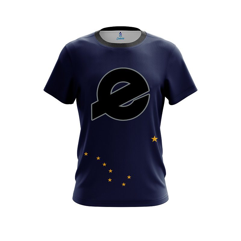 Ebonite Alaska Flag CoolWick Bowling Jersey