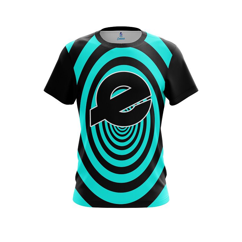 Ebonite Aqua Swirl CoolWick Bowling Jersey