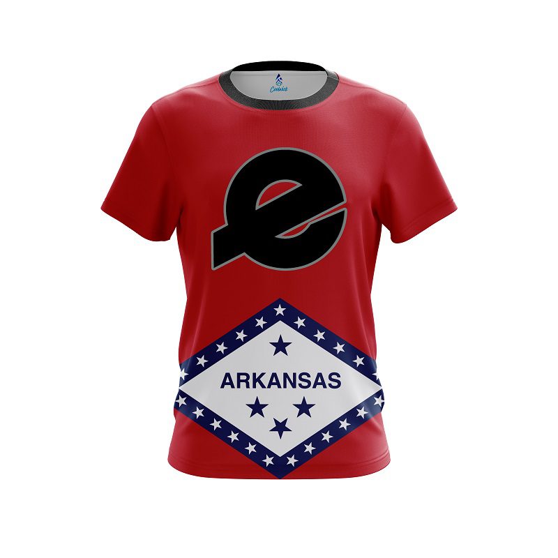 Ebonite Arkansas Flag CoolWick Bowling Jersey