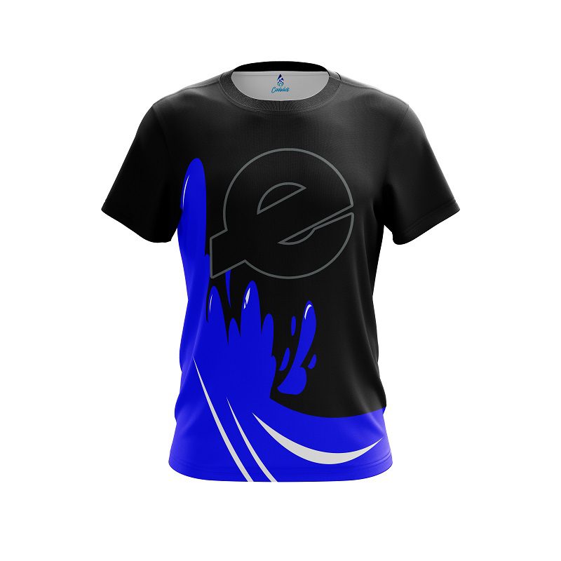 Ebonite Blue Splash CoolWick Bowling Jersey