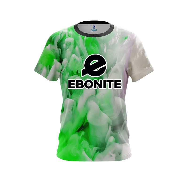 Ebonite Green Clouds CoolWick Bowling Jersey
