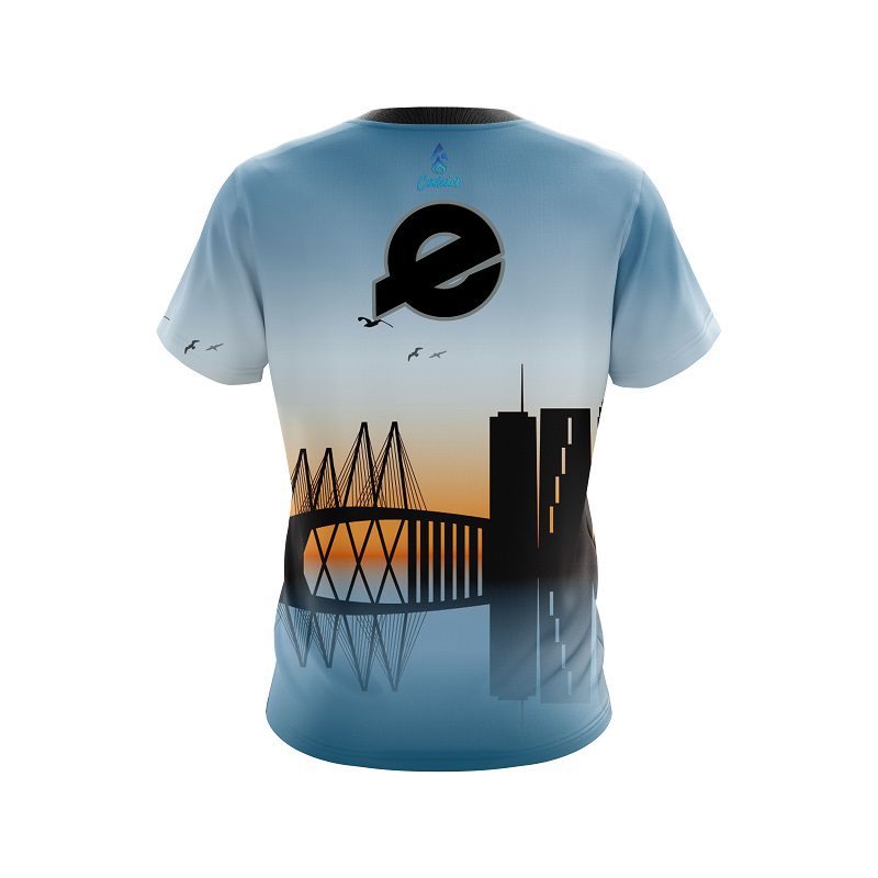 Ebonite Houston Skyline CoolWick Bowling Jersey - Image 2