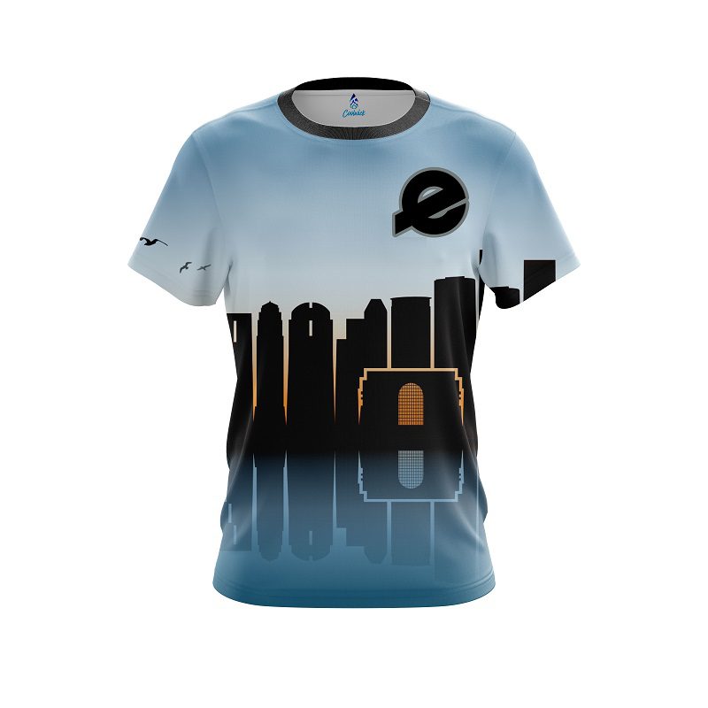 Ebonite Houston Skyline CoolWick Bowling Jersey